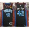 Greg Ballard OKC Thunder #42 Black 2022-23_City Jersey with LOVES Sponsor Patch