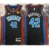 Donyell Marshall OKC Thunder #42 Black 2022-23_City Jersey with LOVES Sponsor Patch