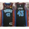 Jack Sikma OKC Thunder #43 Black 2022-23_City Jersey with LOVES Sponsor Patch