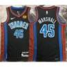 Vester Marshall OKC Thunder #45 Black 2022-23_City Jersey with LOVES Sponsor Patch