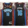 Ty Jerome OKC Thunder #16 Black 2022-23_City Jersey with LOVES Sponsor Patch