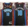 Georgios Kalaitzakis OKC Thunder #18 Black 2022-23_City Jersey with LOVES Sponsor Patch