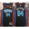 Patrick Patterson OKC Thunder #54 Black 2022-23_City Jersey with LOVES Sponsor Patch