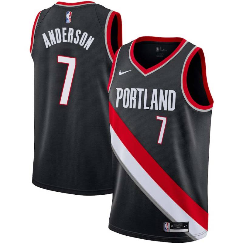 Kenny Anderson Trail Blazers #7 Twill Jerseys free shipping