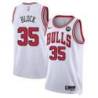 John Block Chicago Bulls White Jersey with Motorola Sponsor Patch