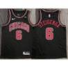 Matt Steigenga Chicago Bulls Black Jersey with Motorola Sponsor Patch