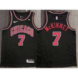 Billy McKinney Chicago Bulls Black Jersey with Motorola Sponsor Patch