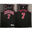 C.J. Watson Chicago Bulls Black Jersey with Motorola Sponsor Patch