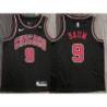 Johnny Baum Chicago Bulls Black Jersey with Motorola Sponsor Patch