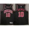 Ron Brewer Chicago Bulls Black Jersey with Motorola Sponsor Patch