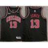 Charles Jones Chicago Bulls Black Jersey with Motorola Sponsor Patch