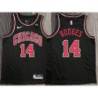 Craig Hodges Chicago Bulls Black Jersey with Motorola Sponsor Patch