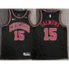 John Salmons Chicago Bulls Black Jersey with Motorola Sponsor Patch