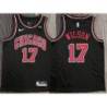 George Wilson Chicago Bulls Black Jersey with Motorola Sponsor Patch