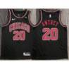 Dennis Awtrey Chicago Bulls Black Jersey with Motorola Sponsor Patch