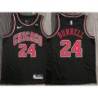 Scott Burrell Chicago Bulls Black Jersey with Motorola Sponsor Patch