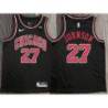 Ollie Johnson Chicago Bulls Black Jersey with Motorola Sponsor Patch