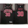 Darren Daye Chicago Bulls Black Jersey with Motorola Sponsor Patch