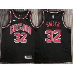 Joe Smith Chicago Bulls Black Jersey with Motorola Sponsor Patch