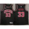 Phil Hicks Chicago Bulls Black Jersey with Motorola Sponsor Patch