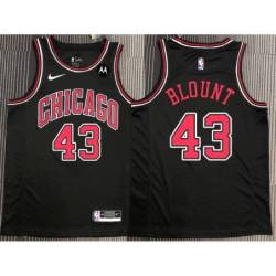 Corie Blount Chicago Bulls Black Jersey with Motorola Sponsor Patch