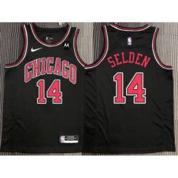 Wayne Selden Chicago Bulls Black Jersey with Motorola Sponsor Patch