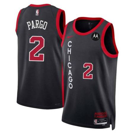 Jannero Pargo Chicago Bulls 2023-24 City Edition Jersey with Motorola Sponsor Patch