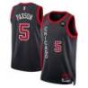 John Paxson Chicago Bulls 2023-24 City Edition Jersey with Motorola Sponsor Patch