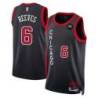 Khalid Reeves Chicago Bulls 2023-24 City Edition Jersey with Motorola Sponsor Patch