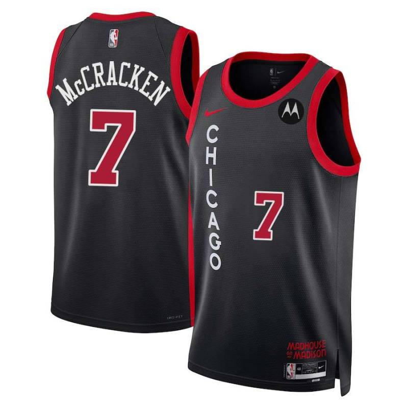 Paul McCracken Chicago Bulls 2023-24 City Edition Jersey with Motorola Sponsor Patch