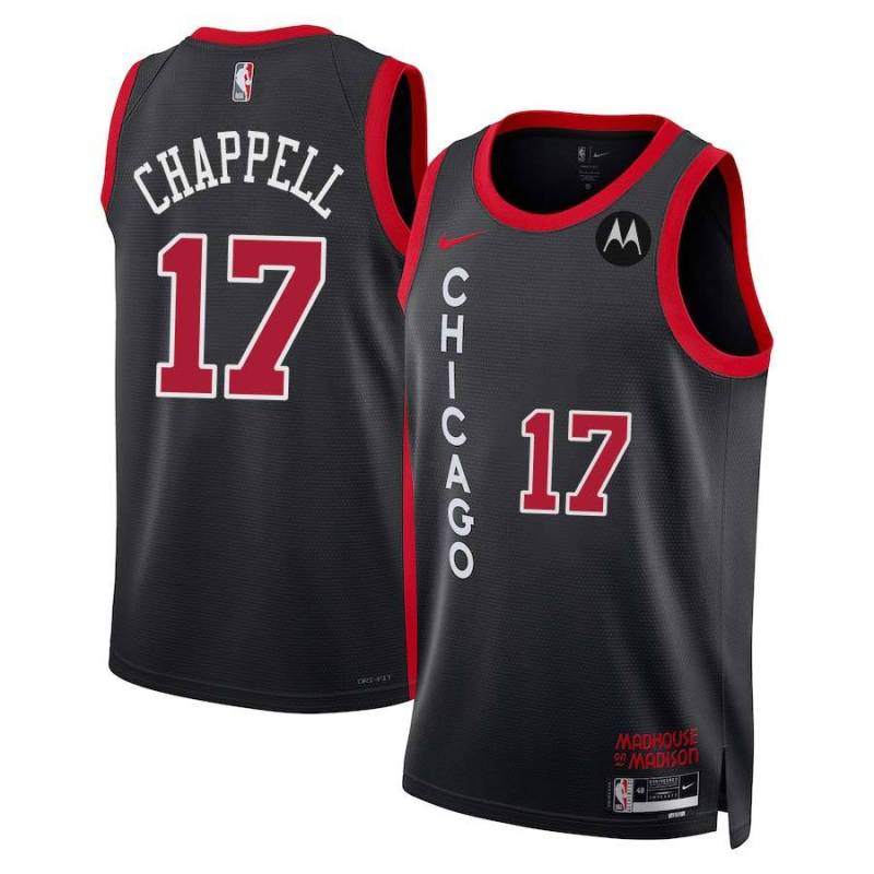 Len Chappell Chicago Bulls 2023-24 City Edition Jersey with Motorola Sponsor Patch