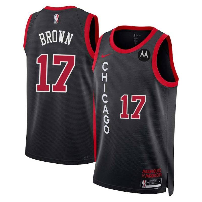 Mike Brown Chicago Bulls 2023-24 City Edition Jersey with Motorola Sponsor Patch