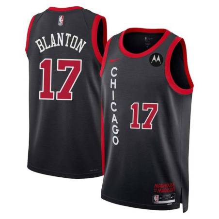 Ricky Blanton Chicago Bulls 2023-24 City Edition Jersey with Motorola Sponsor Patch