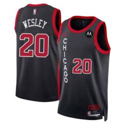 Walt Wesley Chicago Bulls 2023-24 City Edition Jersey with Motorola Sponsor Patch