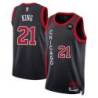 Jim King Chicago Bulls 2023-24 City Edition Jersey with Motorola Sponsor Patch