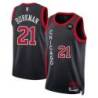 Roger Burkman Chicago Bulls 2023-24 City Edition Jersey with Motorola Sponsor Patch