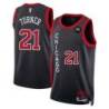 Elston Turner Chicago Bulls 2023-24 City Edition Jersey with Motorola Sponsor Patch