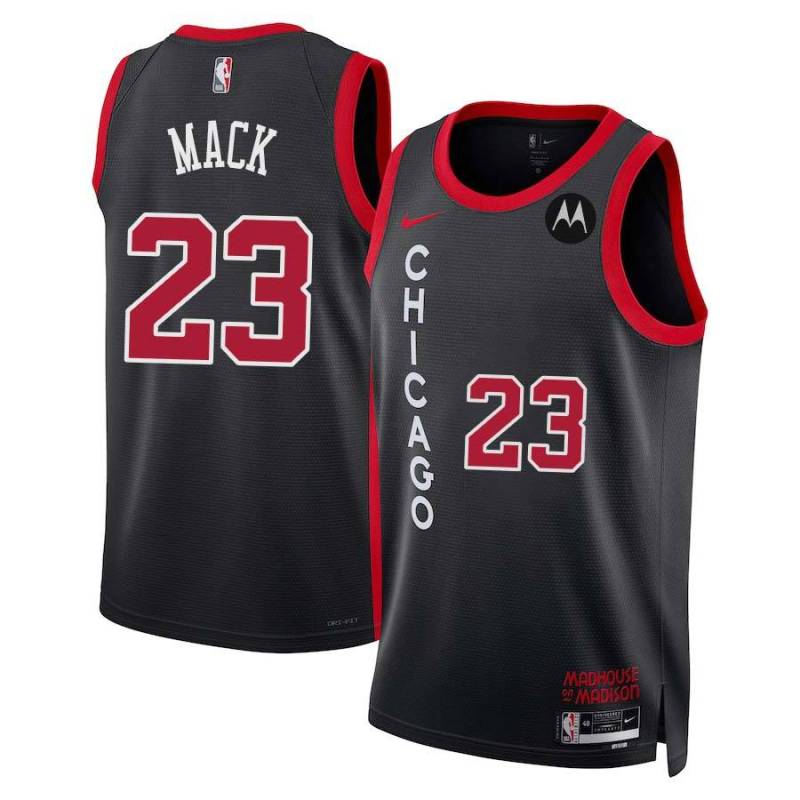 Ollie Mack Chicago Bulls 2023-24 City Edition Jersey with Motorola Sponsor Patch