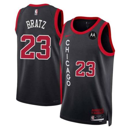 Mike Bratz Chicago Bulls 2023-24 City Edition Jersey with Motorola Sponsor Patch