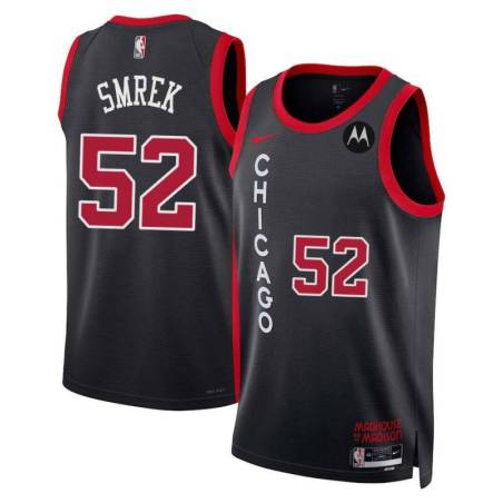 Mike Smrek Chicago Bulls 2023-24 City Edition Jersey with Motorola Sponsor Patch