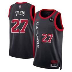 Daniel Theis Chicago Bulls 2023-24 City Edition Jersey with Motorola Sponsor Patch