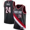 Black Ronnie Price Twill Basketball Jersey -Trail Blazers #24 Price Twill Jerseys, FREE SHIPPING