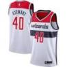 White Dennis Stewart Wizards Twill Jersey