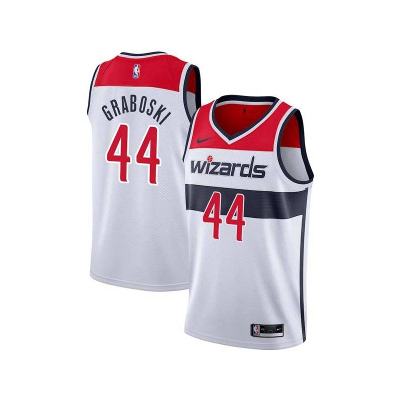 White Joe Graboski Wizards Twill Jersey