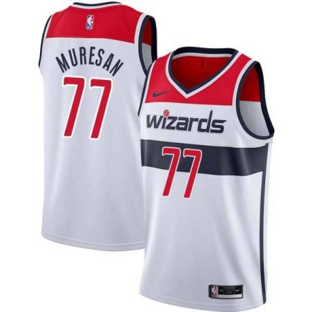 White Gheorghe Mureșan Wizards Twill Jersey