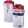 White Jordan Bell Wizards Twill Jersey