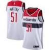 White Tremont Waters Wizards Twill Jersey
