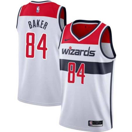 White Ron Baker Wizards Twill Jersey