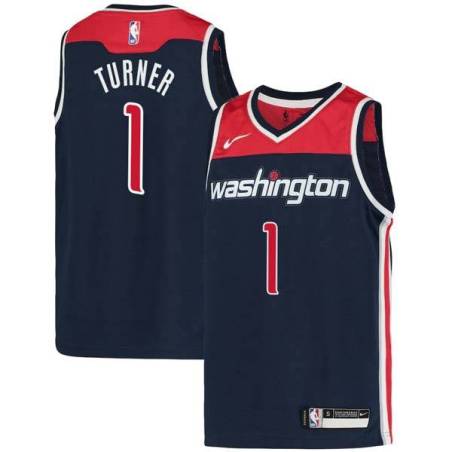 Navy Andre Turner Wizards Twill Jersey