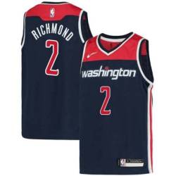 Navy Mitch Richmond Wizards Twill Jersey